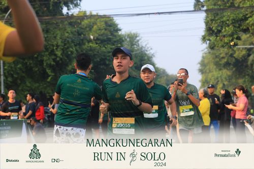 Race photo from Mangkunegaran Run 2024