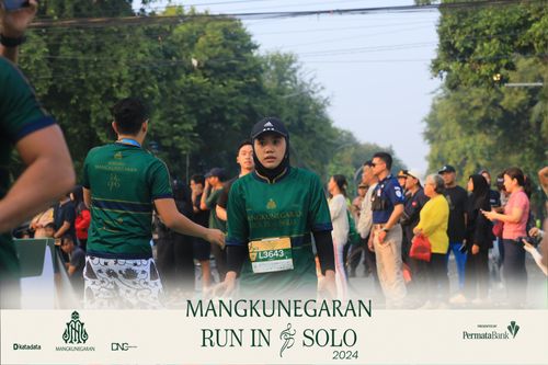 Race photo from Mangkunegaran Run 2024