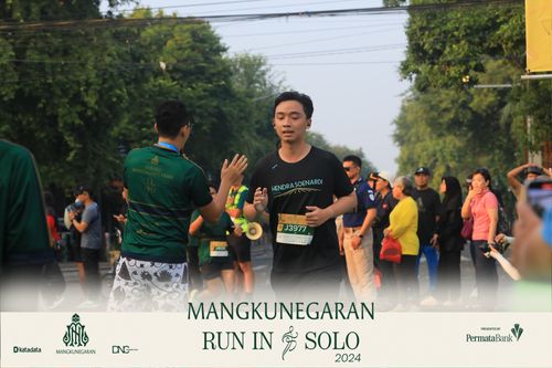 Race photo from Mangkunegaran Run 2024
