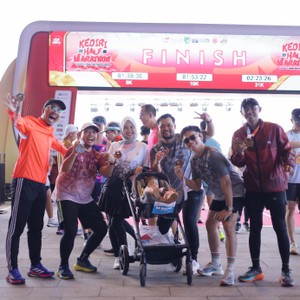 Race photo from KEDIRI HALF MARATHON 2026