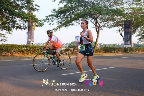 Race photo from BAF LIONS RUN 2024
