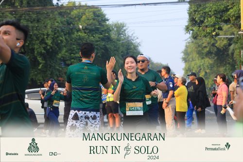 Race photo from Mangkunegaran Run 2024