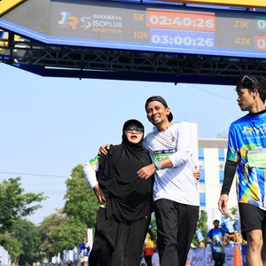 Race photo from SURABAYA ISOPLUS MARATHON 2026