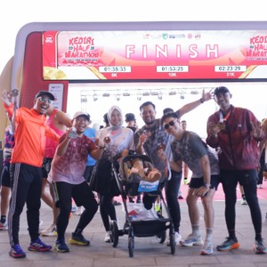 Race photo from KEDIRI HALF MARATHON 2026