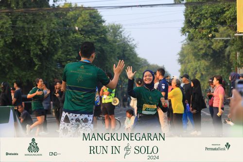 Race photo from Mangkunegaran Run 2024