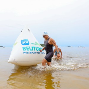 Race photo from Belitung Multisport Festival