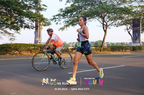 Race photo from BAF LIONS RUN 2024
