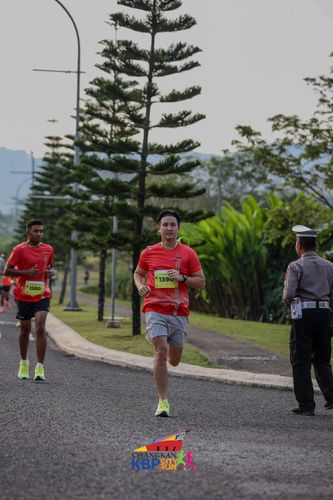 Race photo from CISANGKAN KBP CITY RUN 2025