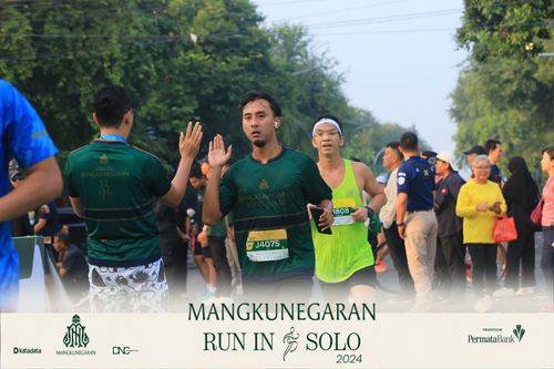 Race photo from Mangkunegaran Run 2024