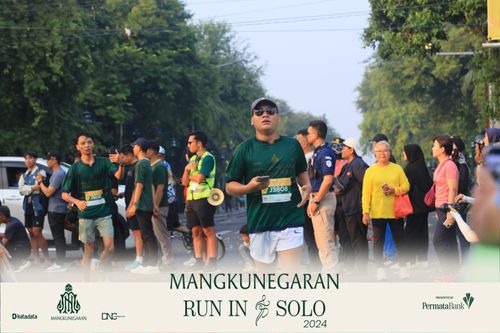 Race photo from Mangkunegaran Run 2024
