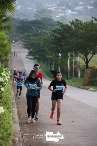 Race photo from Taman Budaya x BOGORUN 2025