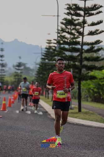 Race photo from CISANGKAN KBP CITY RUN 2025