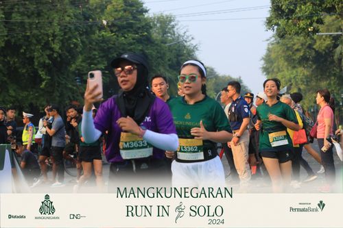 Race photo from Mangkunegaran Run 2024