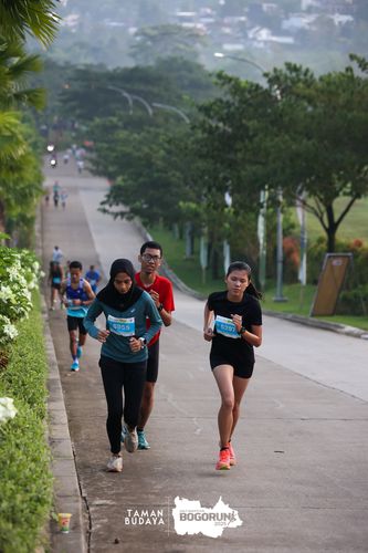 Race photo from Taman Budaya x BOGORUN 2025