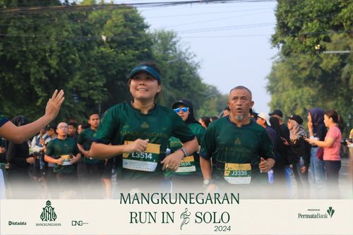 Race photo from Mangkunegaran Run 2024