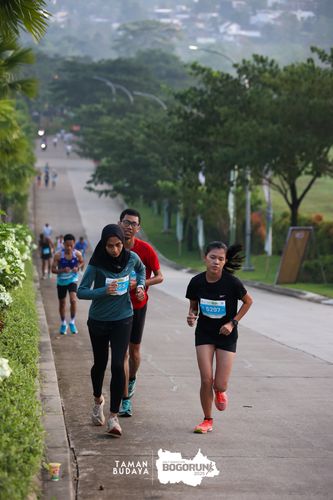 Race photo from Taman Budaya x BOGORUN 2025