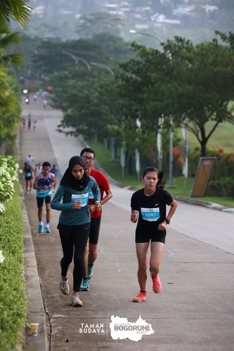 Race photo from Taman Budaya x BOGORUN 2025