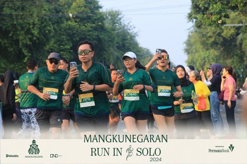 Race photo from Mangkunegaran Run 2024