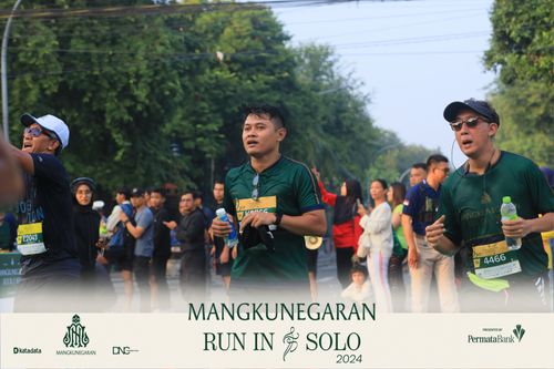Race photo from Mangkunegaran Run 2024
