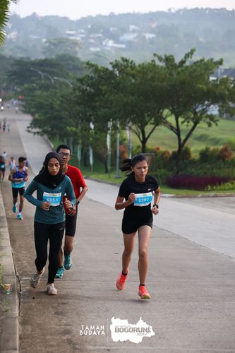 Race photo from Taman Budaya x BOGORUN 2025