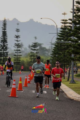 Race photo from CISANGKAN KBP CITY RUN 2025
