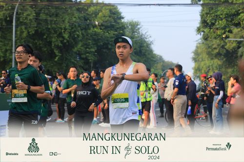 Race photo from Mangkunegaran Run 2024