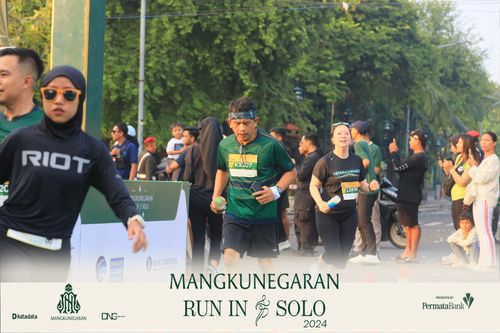Race photo from Mangkunegaran Run 2024