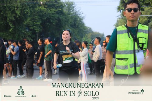 Race photo from Mangkunegaran Run 2024