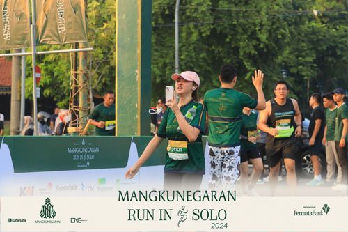 Race photo from Mangkunegaran Run 2024