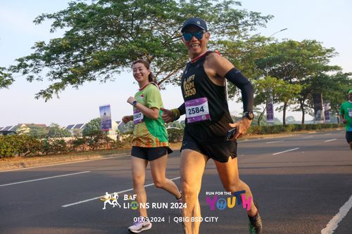 Race photo from BAF LIONS RUN 2024