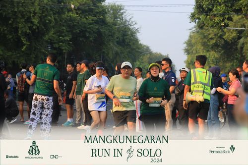 Race photo from Mangkunegaran Run 2024