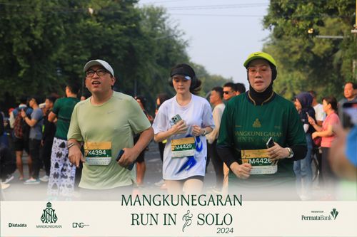 Race photo from Mangkunegaran Run 2024