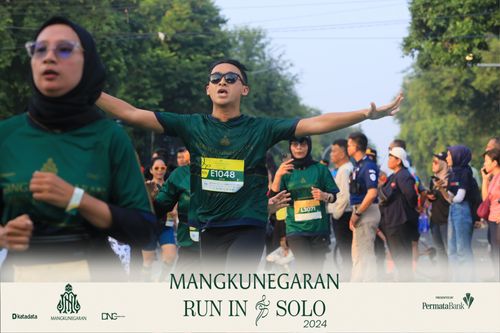 Race photo from Mangkunegaran Run 2024