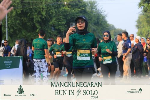 Race photo from Mangkunegaran Run 2024