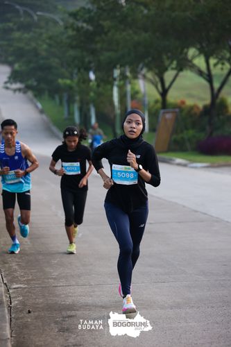 Race photo from Taman Budaya x BOGORUN 2025