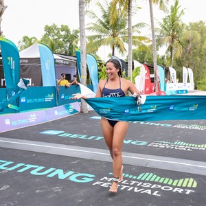 Race photo from Belitung Multisport Festival