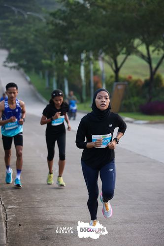 Race photo from Taman Budaya x BOGORUN 2025