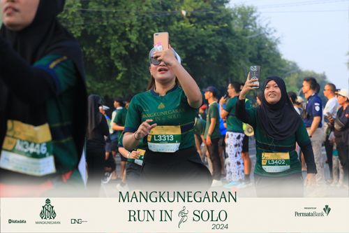 Race photo from Mangkunegaran Run 2024