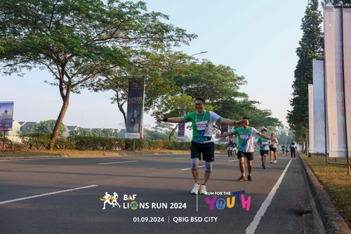 Race photo from BAF LIONS RUN 2024