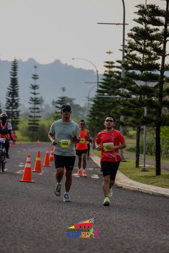Race photo from CISANGKAN KBP CITY RUN 2025