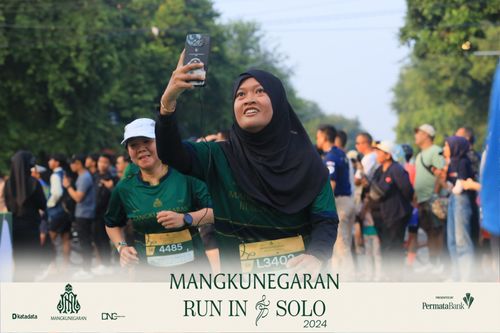 Race photo from Mangkunegaran Run 2024