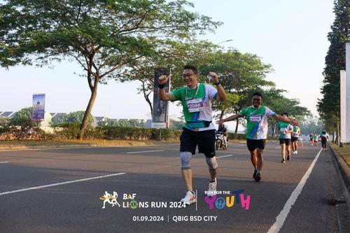 Race photo from BAF LIONS RUN 2024