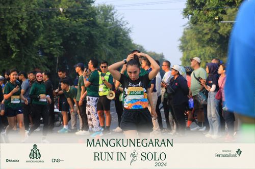 Race photo from Mangkunegaran Run 2024