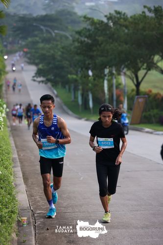 Race photo from Taman Budaya x BOGORUN 2025