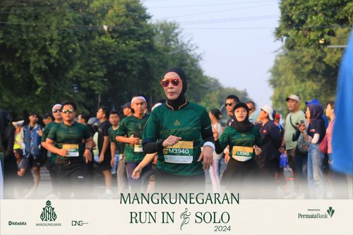 Race photo from Mangkunegaran Run 2024