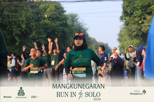 Race photo from Mangkunegaran Run 2024