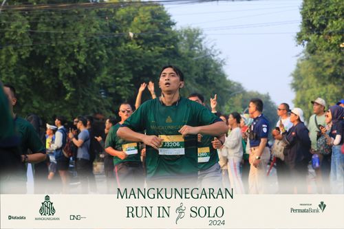 Race photo from Mangkunegaran Run 2024