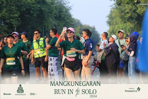 Race photo from Mangkunegaran Run 2024