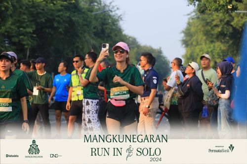 Race photo from Mangkunegaran Run 2024