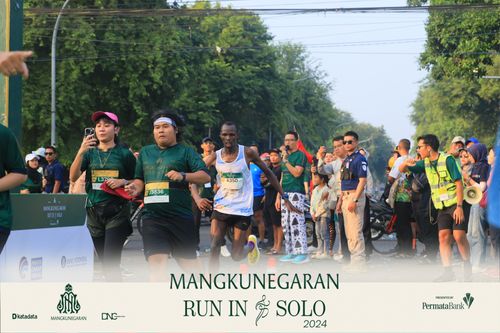 Race photo from Mangkunegaran Run 2024